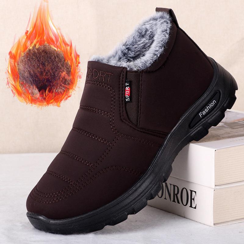 Unisex Boots Winter Shoes Waterproof Snow Boots Casual Shoe Plush Footwear Ankle Boots