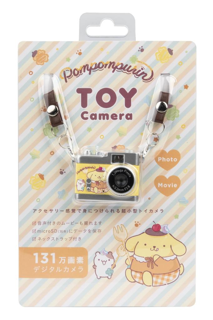 Kenko Digital Toy Sanrio Characters Sweets Photo and Video MicroSD Card 481059 Camera, Pompompurin, 1.31 Megapixels, Recording, Slot,