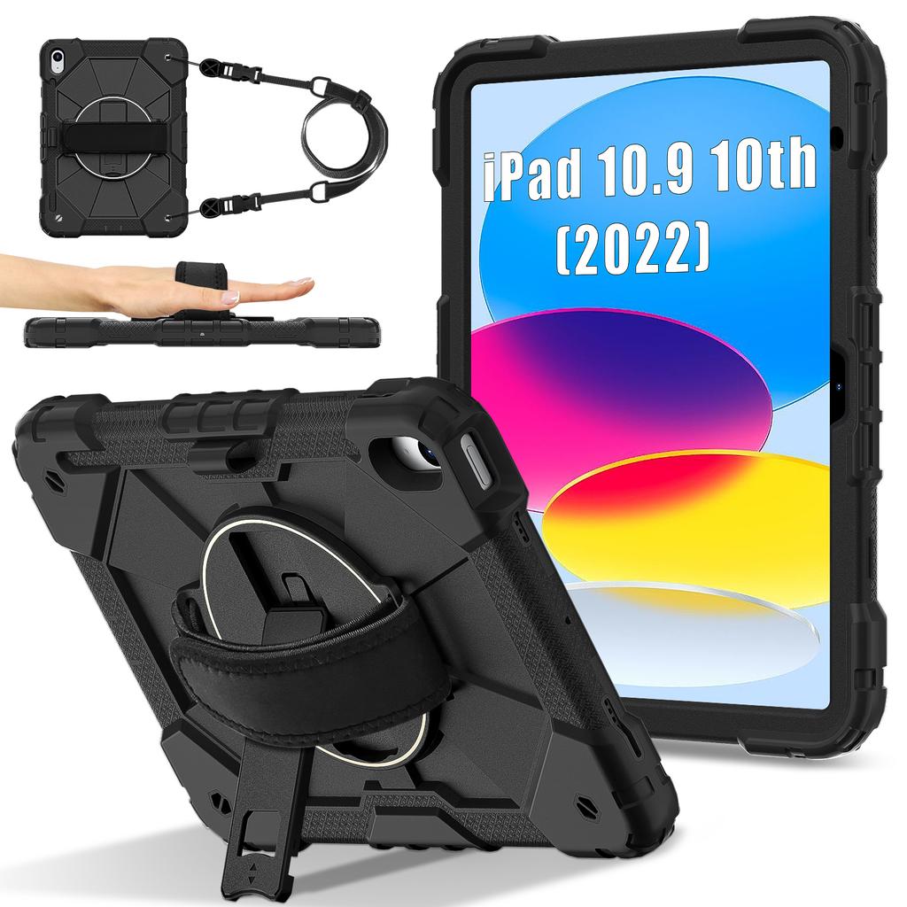 Защитный чехол-броня для iPad A16 11-го 2025 10-го 10.9 2022 Mini 7/6 Детский чехол-подставка Ударопрочный чехол для планшета для iPad Air 11 10.9 Pro 11 Air 13