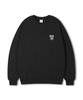 TOPBOY Spiral Oversized Printed Sweatshirt