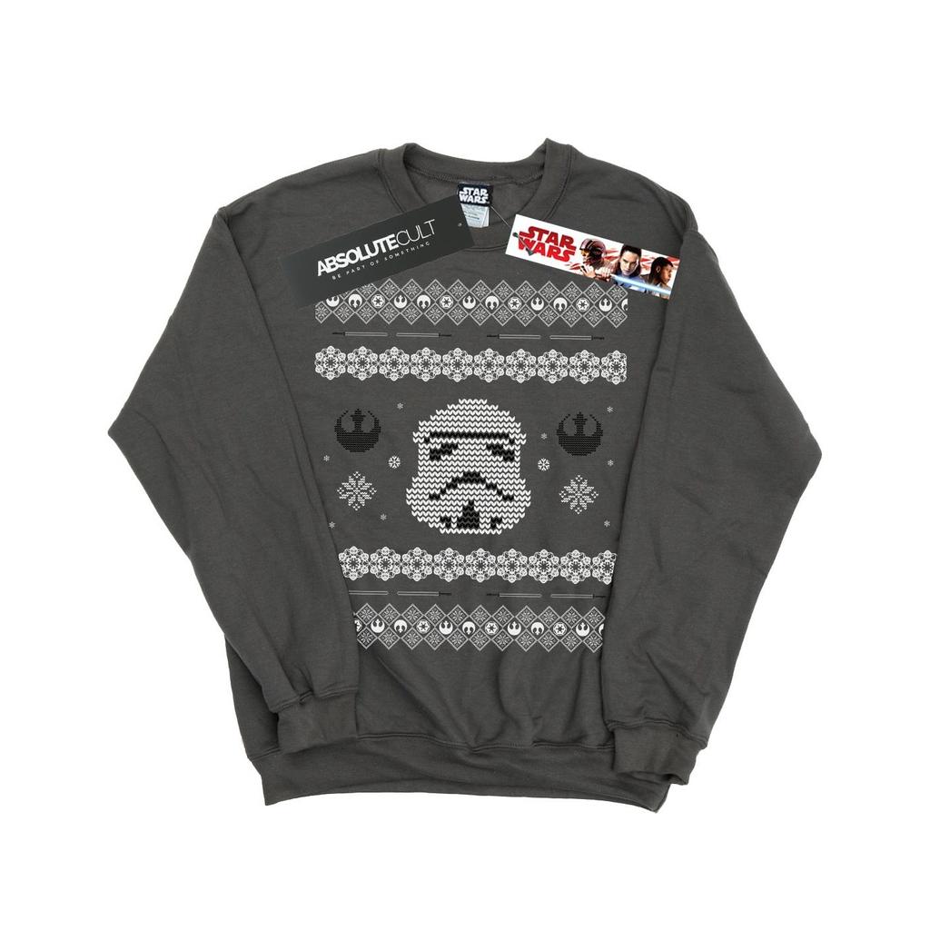 STAR WARS Мужская рождественская толстовка Stormtrooper Fair Isle