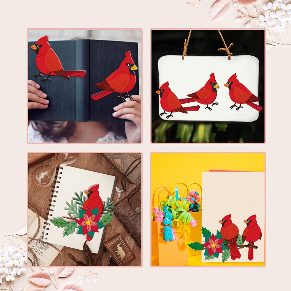 Bird Carbon Steel Cutting Dies Stencils for DIY Scrapbooking Photo Album Decorative Embossing Paper Card Greeting Card Mold 146x116x0.8mm