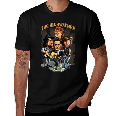 Футболка The Highwaymen графические футболки для мужчин аниме футболка футболка