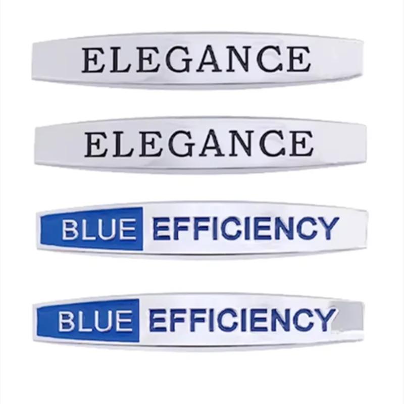 KKHYM1 For Mercedes Benz W210 W124 W204 W203 W168 AMG CLS GLA ML CLK ELEGANCE Logo Car Sticker Fender Styling Metal Decal Emblem Badge