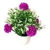 Fake Simulated Hydrangeamacrophyllas Flowers Potted Plants Desktop Decor
