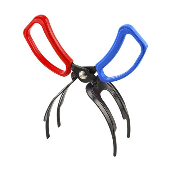 Рыболовные плоскогубцы Захват Металлический зажим для контроля рыбы Щипцы с эргономичной ручкой Конструкция когтя с 3 зубьями Портативный зажим для контроля рыбы
