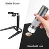 Jiusion WiFi USB Цифровой Ручной Микроскоп, 50-1000x Беспроводное Увеличение Эндоскоп, Камера 4K 3840x2160P, 8 Светодиодов, Металлическая Подставка в Комплекте, Совместим