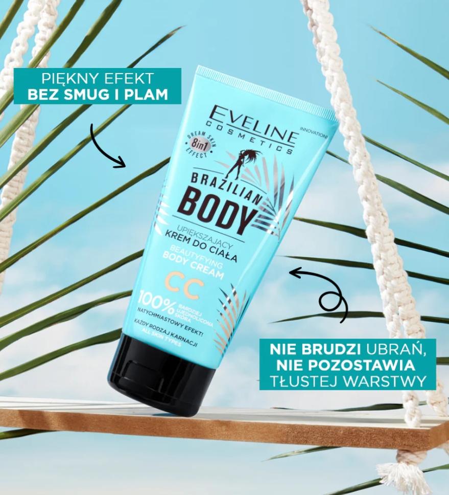 Eveline brazilian body cc krem do ciała wyrównujący koloryt i blask