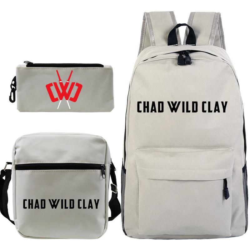 Популярный игровой мерч печатный рюкзак популярная студенческая сумка набор из трех предметов