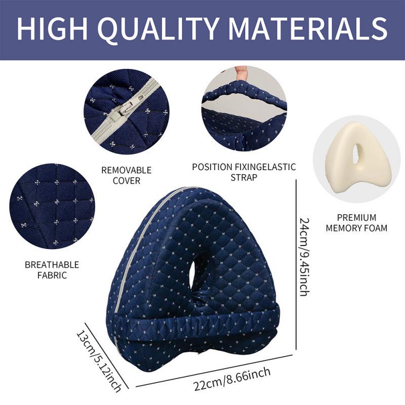Memory Foam Heart-Shaped Knee Pillow for Pregnant Women