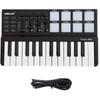 Worlde Panda MIDI Controller Portable 25-Key USB Keyboard & Drum Pad Music Arranger Keyboard Electronic Sound Controller