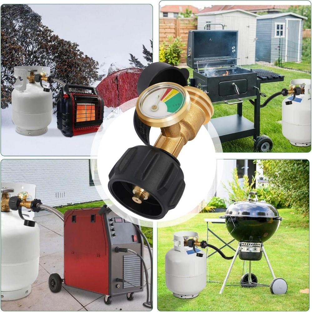 Leak-proof Propane Tank Connector QCC1/Type Propane Tank Refill Adapter  Camping Grill