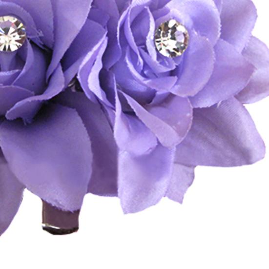 Заколка для волос в форме цветка, темпераментная, тканевая, красивая заколка-краб для свадьбы