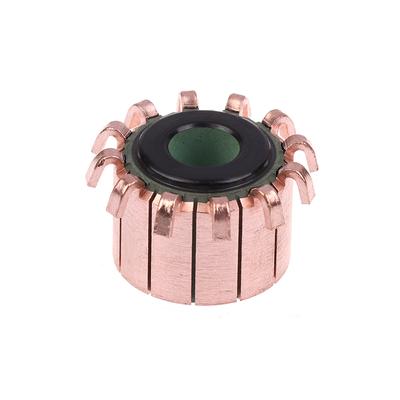 1 шт. Медный крюкообразный электрический моторный коммутатор 23X9X17 мм 12 зубцов Медный крюкообразный электрический моторный коммутатор