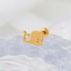 [Onm] Onm 14K Gold Pin Piercing Whale (S9594092)