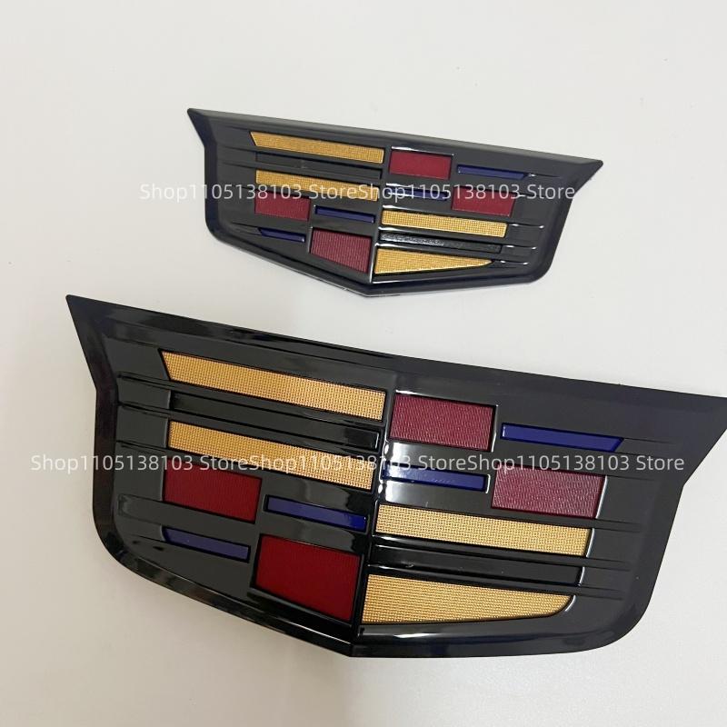 AABHT1 3D ABS Car Front Rear Logo Emblem Cover For Cadillac XTS XT5 XT6 ATSL Auto Grille Tailgate Trunk Badge Exterior Decoratiom