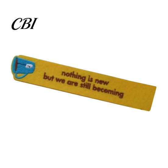 Non-fading Bookmark Handmade Embroidered Felt Bookmark, Coffee Cup Book Page Marker, Reading Accessories for Men Women Lovers High-density