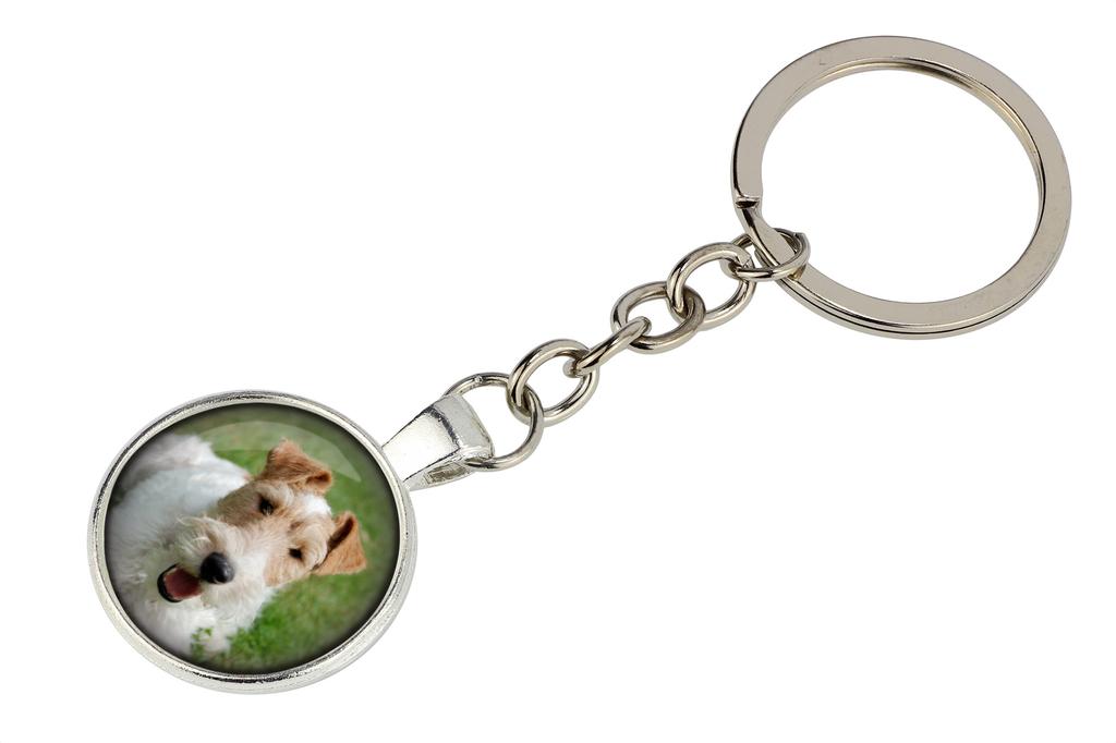 Фокстерьер Wire - брелок в коробке, собственное фото, брелок-подвеска от бренда Art-Dog