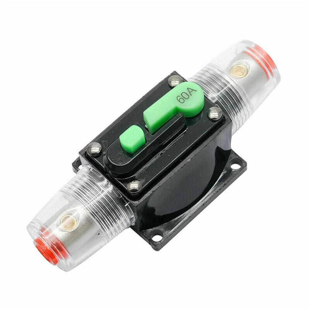 10A-100A Автоматический выключатель Предохранитель Сброс 12В-48В DC Автомобиль Лодка Автомобиль Водонепроницаемый 4/8 AWG