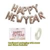 2026 Happy  Year Aluminum Foil Balloon Set  Year Party 2026 Happy  Year Party  Year Atmosphere Props
