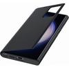 Оригинальный чехол-бумажник Samsung Galaxy S23 Ultra Smart Clear View - Черный