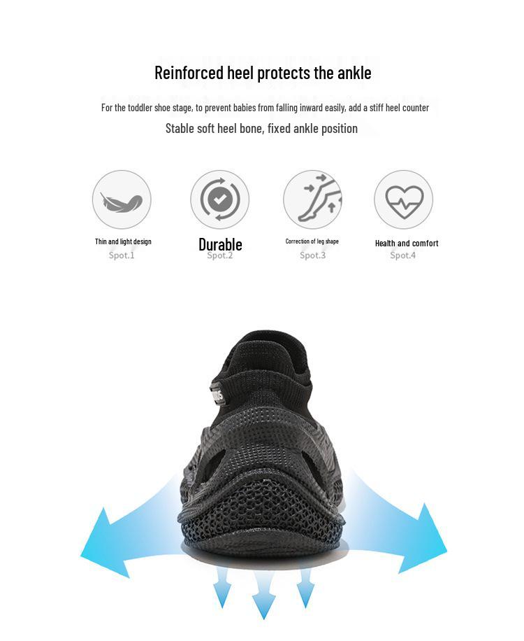 ABCkids Весна 2026 Детские спортивные кроссовки Flyknit - Универсальная, модная обувь для мальчиков и девочек