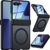 case for Samsung Z FLIP 7 Matte skin texture semi transparent protective case magnetic full coverage Wireless Charging plain