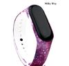 Красочный мягкий силиконовый браслет ремешок для Xiaomi Mi Band 3