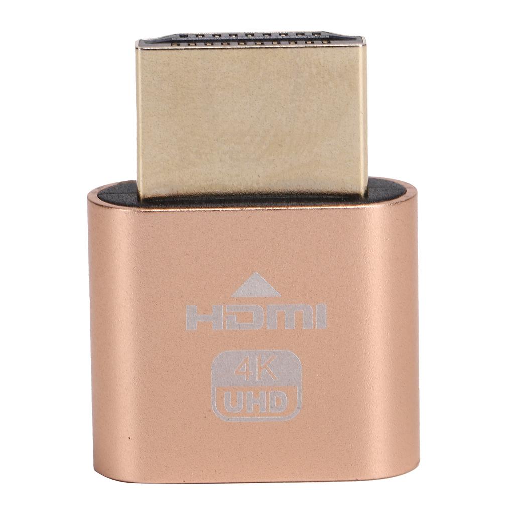 Интерфейс Мультимедиа Высокой Четкости Заглушка Эмулятор Дисплея 4K с Горячей Заменой(Золото )