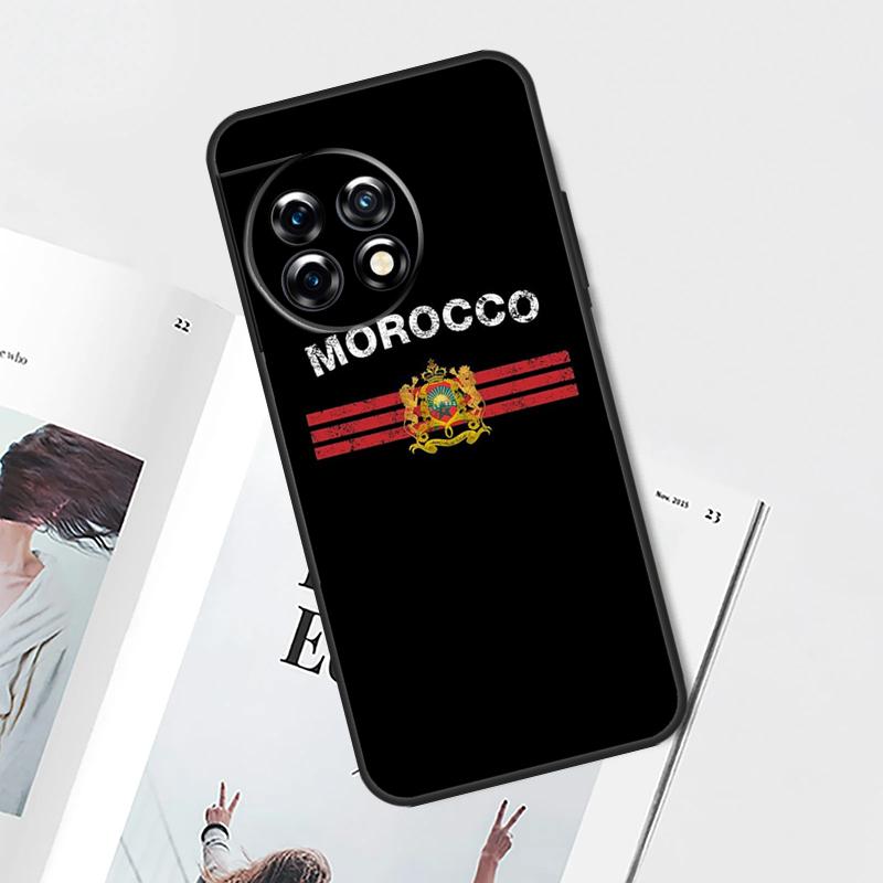 Maroc Morocco Flag Case For OnePlus 12 11 9 10 Pro 8T 9R 10T 10R 12R OnePlus Nord 2 2T N20 N10 CE 3 Lite Cover