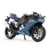 MotoGP Ninja ZX-6R Гоночный мотоцикл Симуляция Изысканный литой и игрушечный автомобиль RMZ city 1:Модель коллекции 12 сплавов