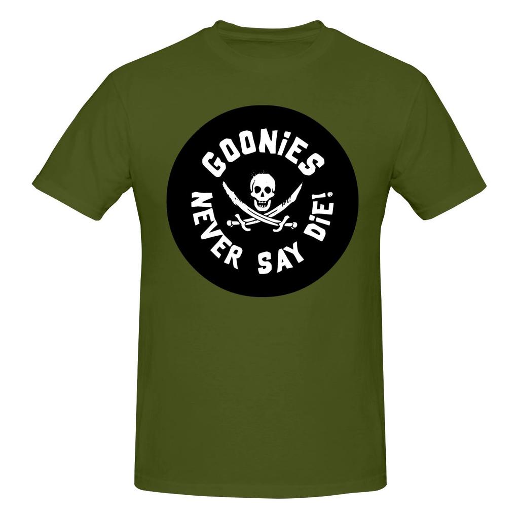 Funny Goonies Never Say Die The Goonies 1985 Unisexs Printed TShirt Unisex T shirtSport Unisex