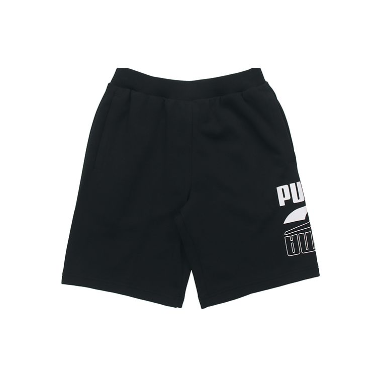 Puma Printed Casual Running Shorts Men Bottoms Black 585296-01