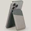 Uniq Lyden Ds Magnetic Rfid Wallet With Phone Stand - Beige And Green