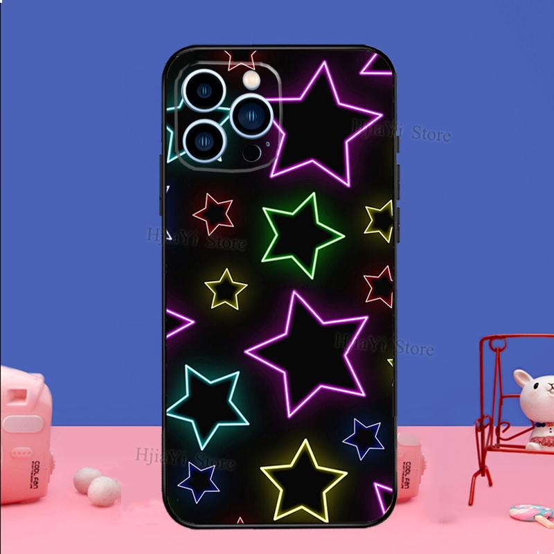 Чехол для телефона с яркими звездами для iPhone Samsung Galaxy Redmi Xiaomi Oppo OnePlus Note SA 7 8 9 10 11 12 13 14 20 21 22 23 53 54 Pro Max Plus Ultra