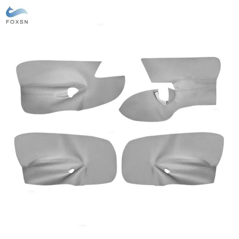 Чехол на дверной подлокотник из микрофибры с правым рулем для VW Golf 5 Jetta 2005-2008 2009, крышка автомобильной дверной панели, наклейка, отделка