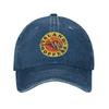 Island Hoppers Магнум Бейсболка Ретро Потертый Деним Выстиранная Шляпа Snapback для Аренды Вертолета Шляпы для Улицы Без Каркаса