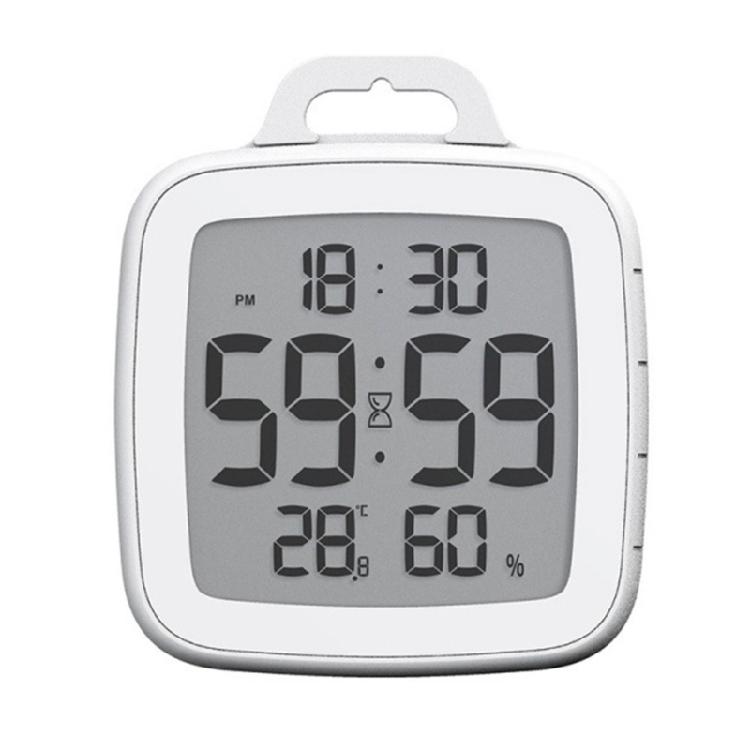 Bath Time Countdown Clock with Temperature Sensing and Humidity Indicator, for Cooking Studying Efficient Task Execution