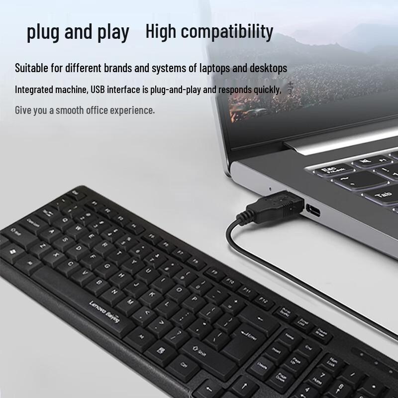 Lenovo Проводная USB-клавиатура KL21