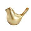 Golden Bird Figurine Nordic Style Adorable Smooth Animal Bird Statue Miniature Sculpture Desktop Decoration Party Supplies