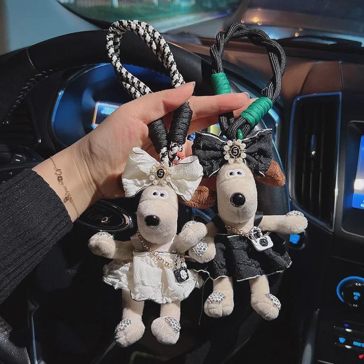 Корейский бант Интернет-знаменитости щенок брелок с милой кружевной юбкой - стильная сумка-подвеска через плечо для девочек