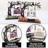 Swing Style Decorative Statue Wooden Display Figurines New Desktop Ornament  Gift Giving