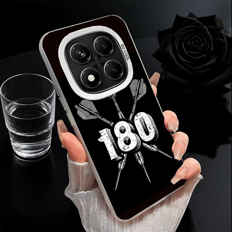 Darts Aesthetics Wire Target Soft Phone Case for Xiaomi Redmi Note 13 14 15 Pro Plus 12S 12 11S 11 11T 10S 10 Shockproof Cover B