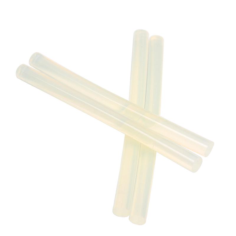 Pdtoweb 50 шт. 100 × 7 мм прозрачный горячий клей-расплав-карандаш нагревательный клеевой пистолет аксессуар