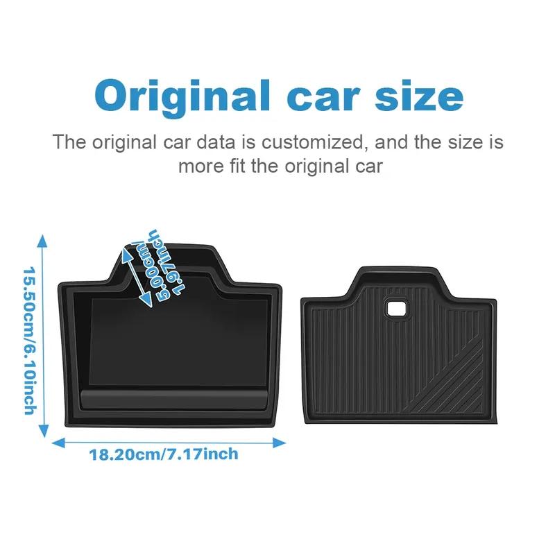 For Mazda CX-5 CX5 2026 2027 2028 Wireless Charger Double Layer Storage Box Center Console Interior Storage Box Car Accessories