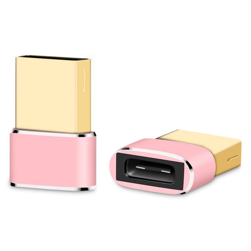 USB 2.0 USB A Папа к Type C Мама Разъем Переходник Тип USB C Стандартная Зарядка Передача Данных Аксессуары для Мобильных Телефонов