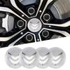 ASY1   4Pcs Car Wheel Stickers 56mm Auto Center Hub Cap Decal For Citroen C1 DS3 C2 C3 Vts C4 Saxo C4L C5 C6 C8 Xsara C3-XR Picasso