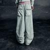 European and American Street Y2K Loose Retro Hip-hop Printed Striped Sports Pants