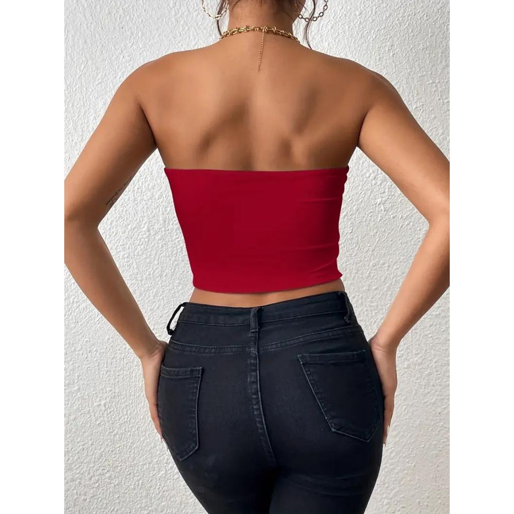 Womens Daily Color Solid Casual Bra No Steel Ring Womens Chest Wrap Suitable For Wearing All Seasons