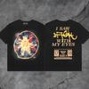 Travis Scott Utopia T-Shirt Mens High Street Short Sleeve Graphic Tee Casual Streetwear